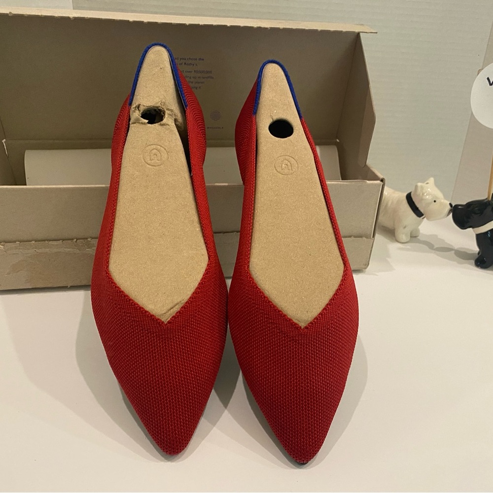Rothy’s Points in Flame size 12